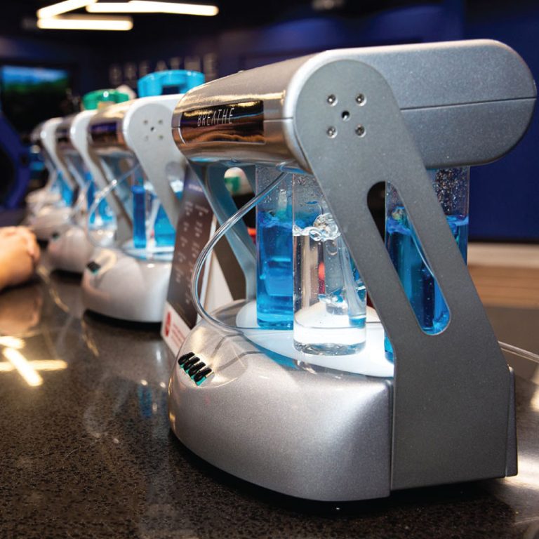 Oxygen therapy session